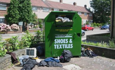 mixed fabrics textile recycling bank