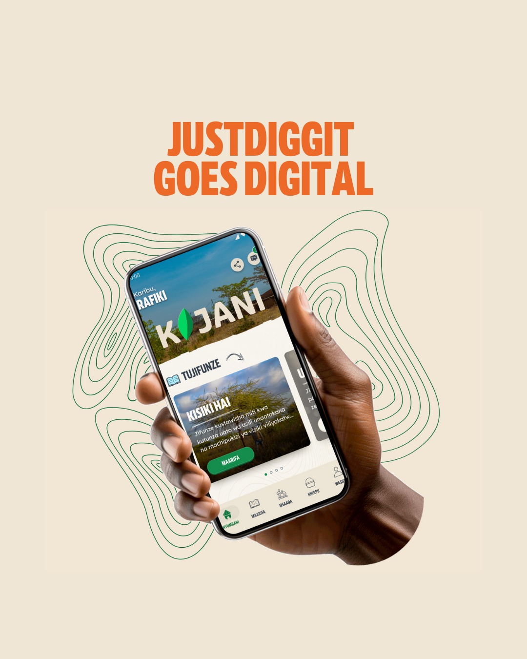 Jijani app - Justdiggit